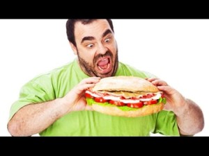 Man Eating Sandwich